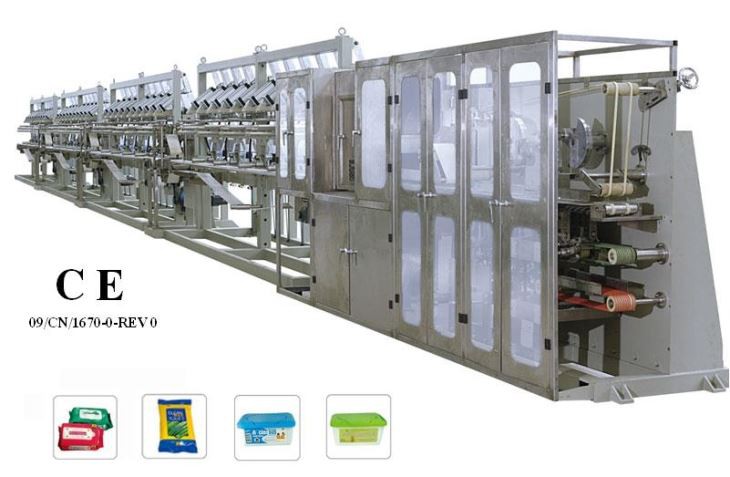 DCW-4800+KGT-340B Siemens Servo Control 30-120pcs Baby Wet Wipes Folding And Packing Machine, Wet Wipe Production Line