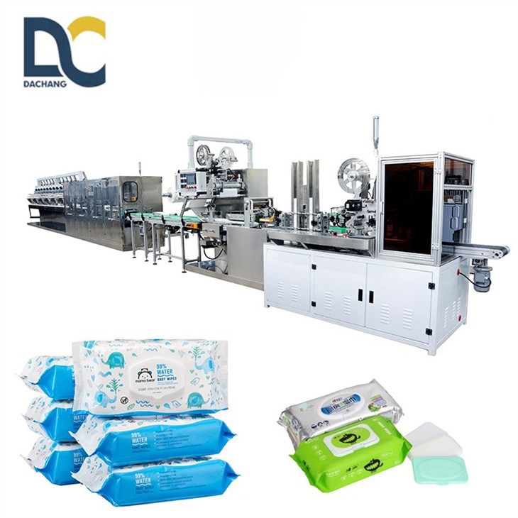 Fully automatic wet wipes production line